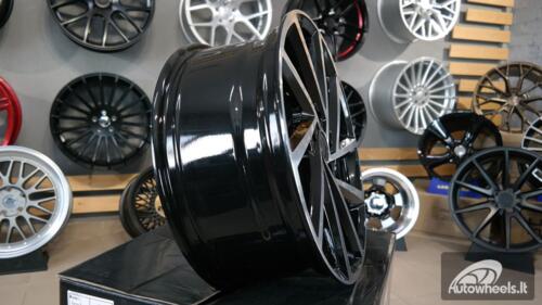 Ratlankis R18x7.5  5X112  ET  45  57.1  B5329  (BY1420/VW405)  Black Polished (MB)  For VW  (P2+Z2+Z1)