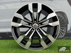 Ratlankis R18x8  5X112  ET  41  57.1  B5333  Black Polished (MB)  For VW  (R+P)