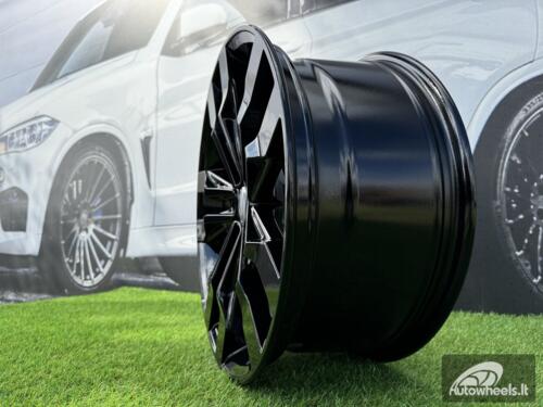 Ratlankis R20x9  5X112  ET  33  66.6  B5333  (A5590)  Black (BL)  For VW  (K7+P)  (New TOUAREG)