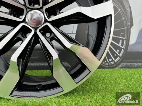 Ratlankis R20x9  5X112  ET  33  66.6  B5333  (A5590)  Black Polished (MB)  For VW  (P)  (New TOUAREG)