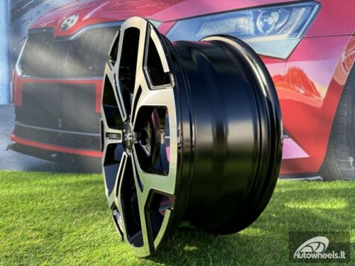 Ratlankis R16x6.5  5X114.3  ET  50  66.1  B5409  Black Polished (MB)  For DACIA  (R+D5)