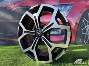 Ratlankis R16x6.5  5X114.3  ET  50  66.1  B5409  Black Polished (MB)  For DACIA  (R+D5)