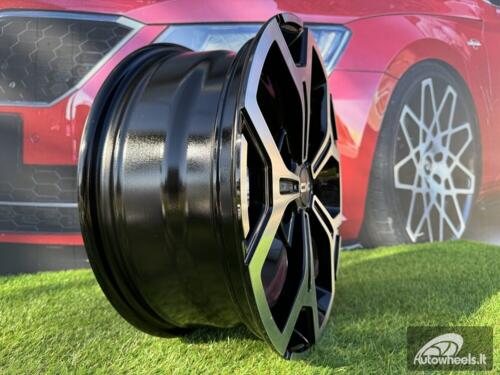 Ratlankis R16x6.5  5X114.3  ET  50  66.1  B5409  Black Polished (MB)  For DACIA  (R+D5)