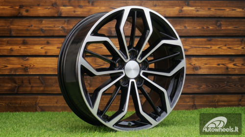 Ratlankis R17x7.5  5X108  ET  50  63.3  B5433  Black Polished (MB)  For FORD  (L3+K2+M+K4)