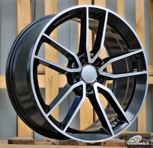 Ratlankis R18x8  5X112  ET  43  66.6  B5461  Black Polished (MB)  For MER  (K4+Z4)
