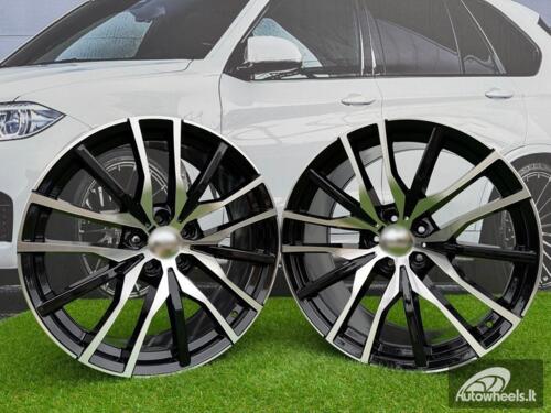 Ratlankis R20x10.5  5X112  ET  40  66.6  B5464  Black Polished+Powder Coating (MBPC)  For BMW  (P)  (Rear+Front)