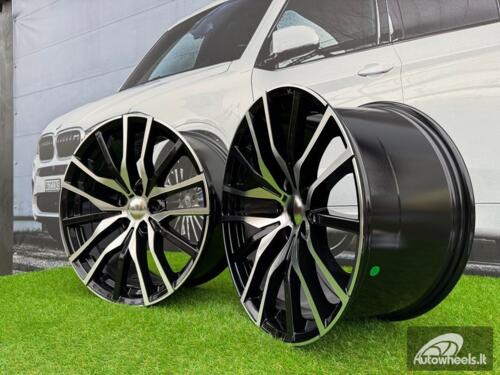 Ratlankis R20x9  5X112  ET  35  66.6  B5464  Black Polished (MB)  For BMW  (Z4)  (Rear+Front)