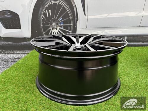 Ratlankis R20x9  5X112  ET  35  66.6  B5464  Black Polished (MB)  For BMW  (Z4)  (Rear+Front)