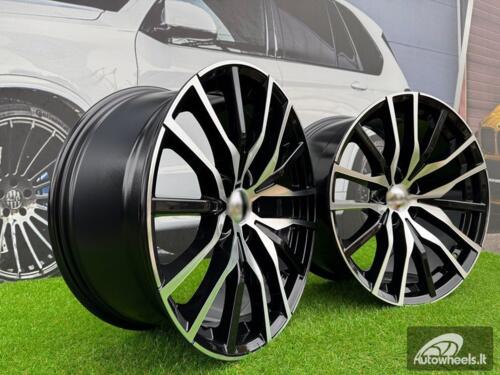 Ratlankis R20x10.5  5X112  ET  40  66.6  B5464  Black Polished (MB)  For BMW  (K4+K2+Z4)  (Rear+Front)