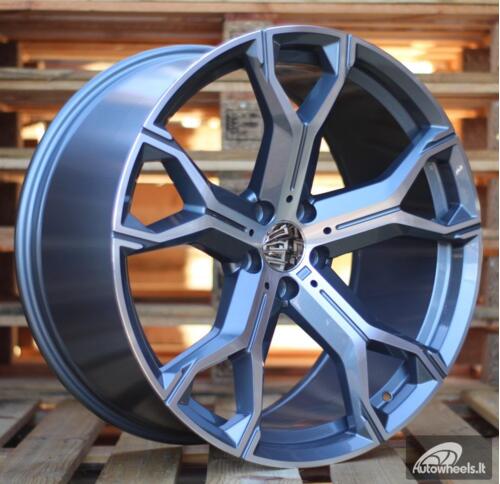 Ratlankis R20x10.5  5X112  ET  40  66.6  B5498  Grey Polished+Powder Coating (MGPC)  For BMW  (P+K4)  ( FRONT+REAR)