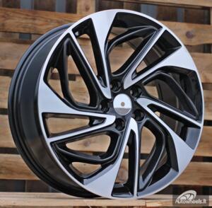 Ratlankis R19x7.5  5X114.3  ET  51  67.1  B5518  Black Polished (MB)  For HYUND  (K4+K2)