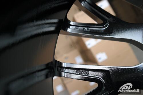 Ratlankis R21x11.5  5X130  ET  62  71.6  B5541  Black+Polished Lip (BLPL)  For PORCH  (K4)  (Black Shining+PL Rear+Front)