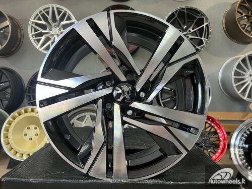 Ratlankis R16x7  5X108  ET  40  65.1  B5543  Black Polished (MB)  For PEUG  (P)