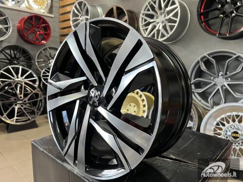 Ratlankis R16x7  5X108  ET  40  65.1  B5543  Black Polished (MB)  For PEUG  (P)