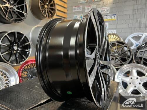 Ratlankis R16x7  5X108  ET  40  65.1  B5543  Black Polished (MB)  For PEUG  (P)