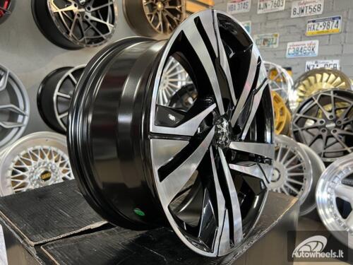 Ratlankis R16x7  5X108  ET  40  65.1  B5543  Black Polished (MB)  For PEUG  (P)