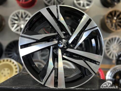Ratlankis R16x7  5X108  ET  40  65.1  B5543  Black Polished (MB)  For PEUG  (P)