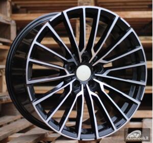 Ratlankis R20x10  5X112  ET  41  66.6  B5569  Black Polished (MB)  For BMW  (K4)  (Rear+Front)