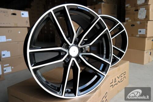 Ratlankis R21x11  5X112  ET  49  66.6  B5610  Black Polished (MB)  For MER  (K4+P)  (Rear+Front)