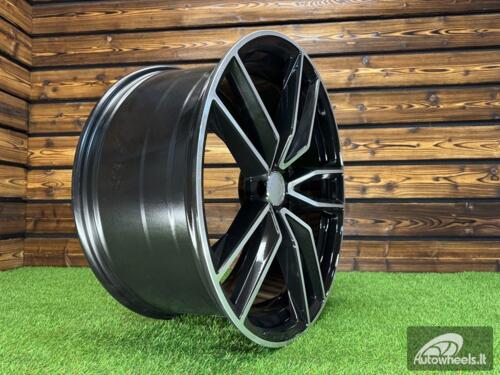 Ratlankis R21x11  5X112  ET  42  66.6  B5610  Black Polished (MB)  For MER  (P)  (Rear+Front)