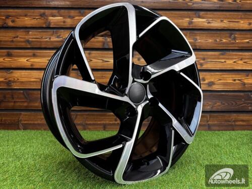 Ratlankis R15x6.5  4X108  ET  25  65.1  B5714  Black Polished (MB)  For CITRO  (R)