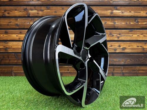 Ratlankis R15x6.5  4X108  ET  25  65.1  B5714  Black Polished (MB)  For CITRO  (R)