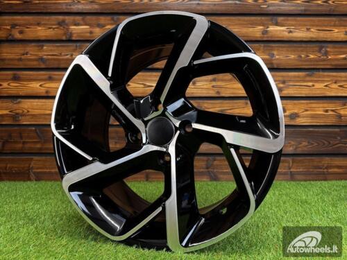 Ratlankis R15x6.5  4X108  ET  25  65.1  B5714  Black Polished (MB)  For CITRO  (R)