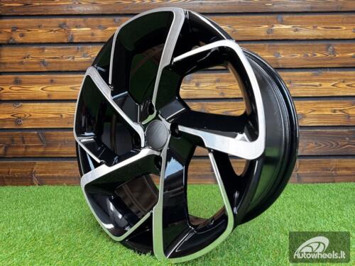Ratlankis R15x6.5  4X108  ET  25  65.1  B5714  Black Polished (MB)  For CITRO  (R)