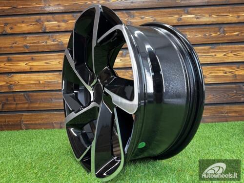Ratlankis R15x6.5  4X108  ET  25  65.1  B5714  Black Polished (MB)  For CITRO  (R)
