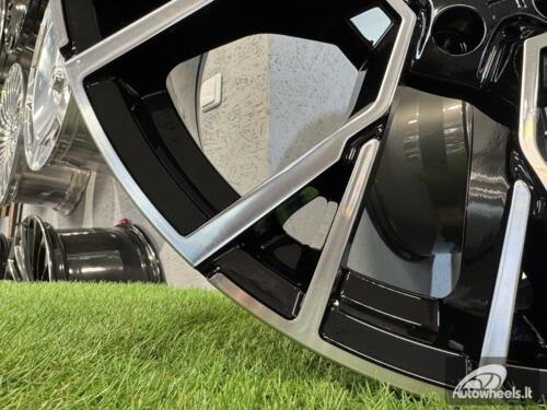 Ratlankis R22x10.5  5X112  ET  43  66.6  B5769  Black Polished (MB)  For BMW  (P+M)  (Rear+Front)