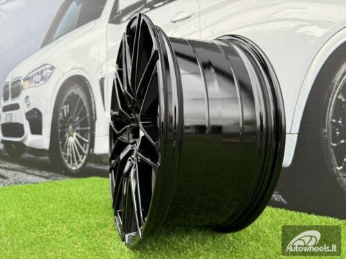 Ratlankis R21x11.5  5X120  ET  38  74.1  B5771  Black (BL)  For BMW  (K4+P)  (HYBRID FORGED Rear+Front)