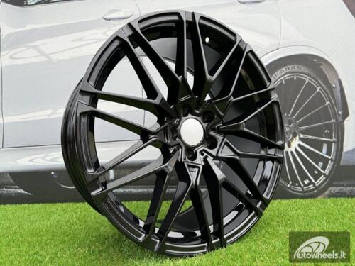 Ratlankis R21x11.5  5X120  ET  38  74.1  B5771  Black (BL)  For BMW  (K4+P)  (HYBRID FORGED Rear+Front)