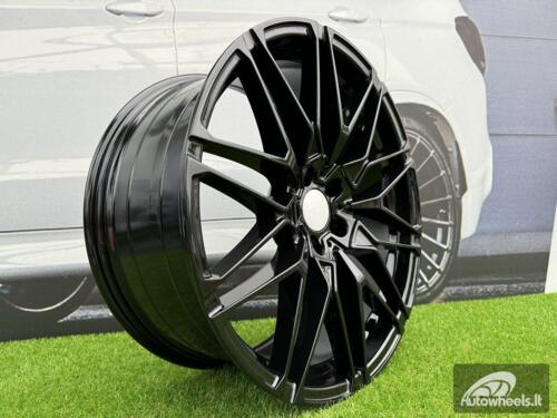 Ratlankis R21x11.5  5X120  ET  38  74.1  B5771  Black (BL)  For BMW  (K4+P)  (HYBRID FORGED Rear+Front)