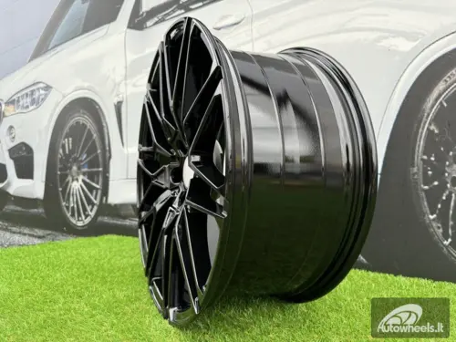 Ratlankis R21x11.5  5X120  ET  38  74.1  B5771  Black (BL)  For BMW  (K4)  (Rear+Front)