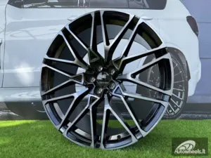 Ratlankis R20x10  5X120  ET  40  74.1  B5771  Black+Tinted Face (BLTF)  For BMW  (K4)  (Rear+Front)
