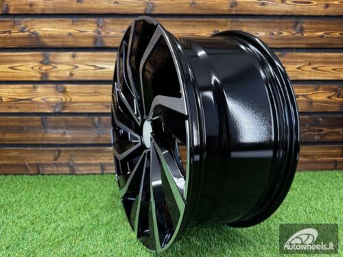 Ratlankis R18x8  5X112  ET  45  57.1  B5780  Black Polished (MB)  For VW  (Z7)