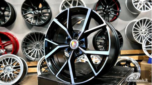 Ratlankis R21x9  5X112  ET  31  66.5  B5801  (IN5499)  Black Polished (MB)  For VW  (P2)  (New TOUAREG)