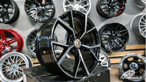 Ratlankis R21x9  5X112  ET  31  66.5  B5801  (IN5499)  Black Polished (MB)  For VW  (P2)  (New TOUAREG)