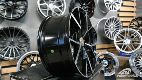 Ratlankis R21x9  5X112  ET  31  66.5  B5801  (IN5499)  Black Polished (MB)  For VW  (P2)  (New TOUAREG)