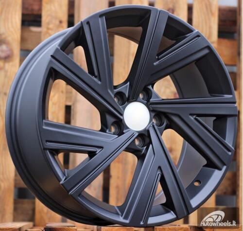 Ratlankis R18x8  5X112  ET  45  57.1  B5805  Black Half Matt (BLHM)  For VW  (K2)  ()