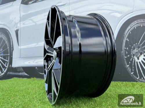 Ratlankis R18x8  5X112  ET  41  57.1  B5808  Black Polished (MB)  For VW  (P)