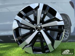 Ratlankis R16x7  5X108  ET  44  65.1  B5837  Black Polished (MB)  For PEUG  (K2+P+L2)