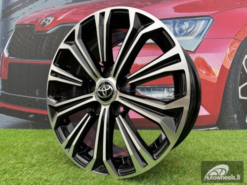 Ratlankis R16x6.5  5X114.3  ET  40  60.1  B5845  Black Polished (MB)  For TOYOT  (K2+L3)