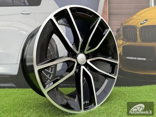 Ratlankis R22x10  5X112  ET  46  66.6  B5949  Black Polished (MB)  For MER  (P+P2)  (New GLS/GLE (Rear+Front))