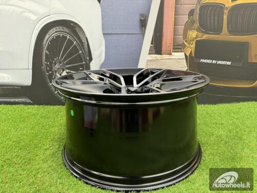 Ratlankis R22x10  5X112  ET  46  66.6  B5949  Black Polished (MB)  For MER  (P+Z7)  (New GLS/GLE (Rear+Front))