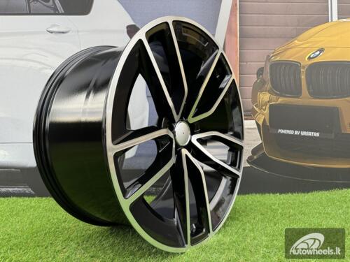 Ratlankis R22x11  5X112  ET  42  66.6  B5949  Black Polished (MB)  For MER  (P+Z7)  (New GLS/GLE (Rear+Front))