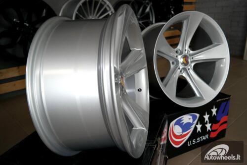 Ratlankis R18x9.5  5X120  ET  14  74.1  BK086  Silver (SI)  For BMW  (K4+P2+P)  (Rear+Front)