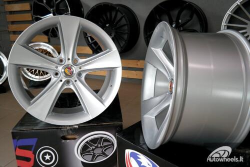 Ratlankis R18x9.5  5X120  ET  14  74.1  BK086  Silver (SI)  For BMW  (K4+P2+P)  (Rear+Front)