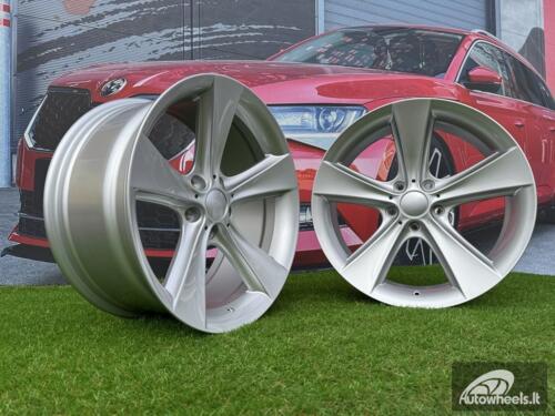 Ratlankis R18x9.5  5X120  ET  14  74.1  BK086  Silver (SI)  For BMW  (P+K2+Z7+R)  (Rear+Front)
