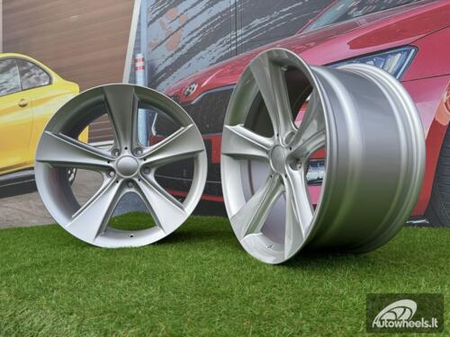 Ratlankis R18x9.5  5X120  ET  14  74.1  BK086  Silver (SI)  For BMW  (P+K2+Z7+R)  (Rear+Front)